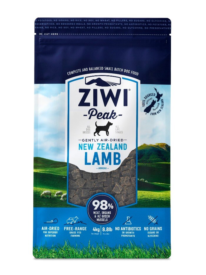 Ziwi Peak Lamb Air Dried Dog Food - 4kg